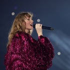 Taylor Swift performs during "Taylor Swift | The Eras Tour" at the National Stadium on March 02, 2024 in Singapore.