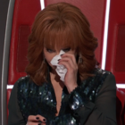 the voice reba mcentire cries
