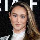 Kylie Kelce at the Alberta Ferretti fashion show at Milan Fashion Week Women's Collection Fall Winter 2024. Milan (Italy), February 21st, 2024