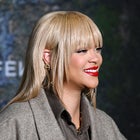 Rihanna at the Fenty x Puma shoe launch on April 17