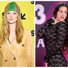 Hunter Schafer and Rosalia