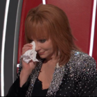reba mcentire the voice crying