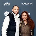 Stephen Curry and Ayesha Curry attend the 2023 Sundance Film Festival "Stephen Curry: Underrated" Premiere at Eccles Center Theatre on January 23, 2023 in Park City, Utah.