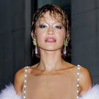 Rita Ora is seen at The Carlyle Hotel on May 06, 2024 in New York City. 