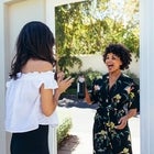 House warming party guests