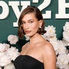 Hailey Bieber attends 2023 Baby2Baby Gala Presented By Paul Mitchell at Pacific Design Center on November 11, 2023 in West Hollywood, California.
