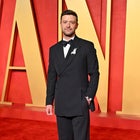 Justin Timberlake attends the 2024 Vanity Fair Oscar Party hosted by Radhika Jones at Wallis Annenberg Center for the Performing Arts on March 10, 2024 in Beverly Hills, California.