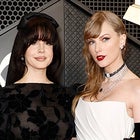Lana Del Rey and Taylor Swift attend the 66th GRAMMY Awards at Crypto.com Arena on February 04, 2024 in Los Angeles, California.