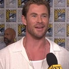 Chris Hemsworth Reacts to People Walking Around as 'Thor' at SDCC (Exclusive)