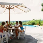 Best Choice Products 10ft Solar LED Cantilever Patio Umbrella