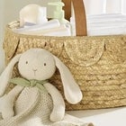 Beige Knit Bunny Security Blanket