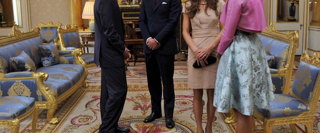 PICS: Prince William & Kate Middleton Meet President & First Lady Obama