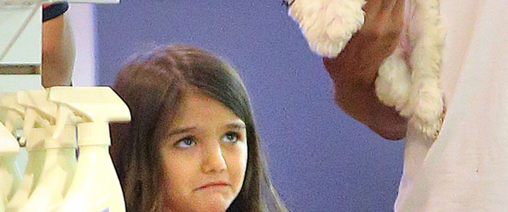 Suri Cruise's Pouty Puppy Love