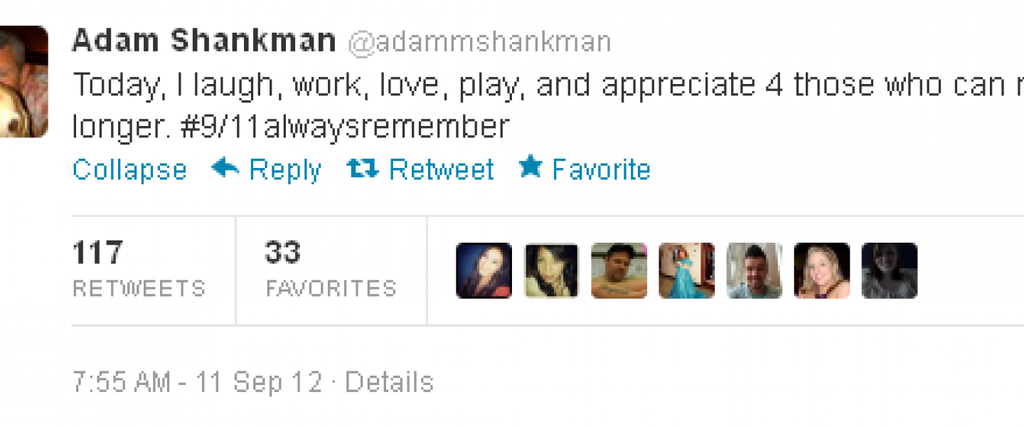 Celebrities Reflect on September 11 Anniversary