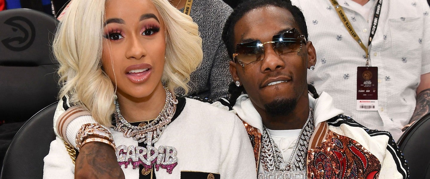 Cardi B' and Offset's Gucci and Moschino Date Night Look