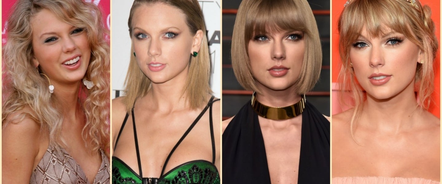 Taylor Swift Straight Medium Brown Bob Choppy Bangs Hairstyle  Steal Her  Style