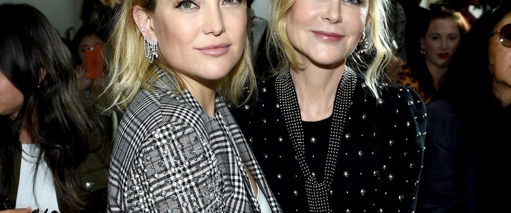 Kate Hudson and Nicole Kidman at nyfw
