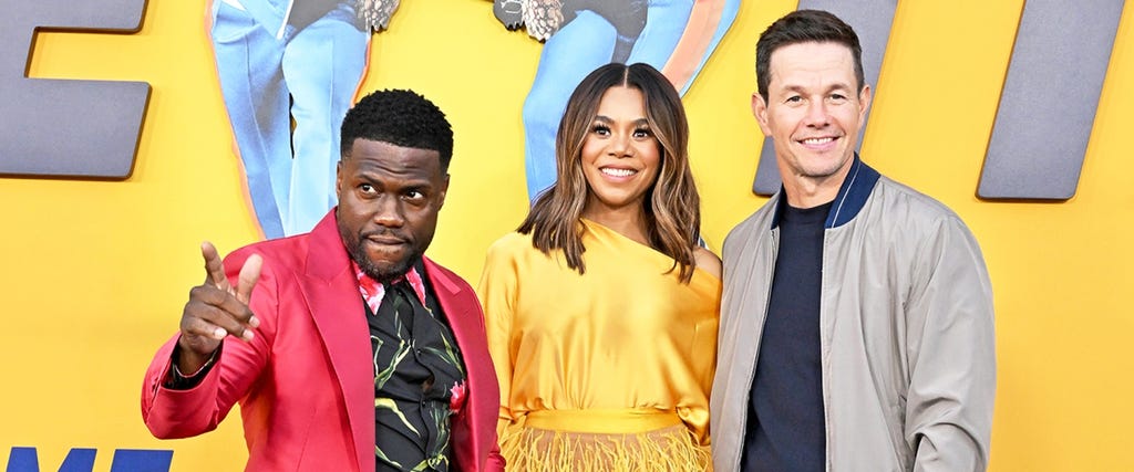 Kevin Hart, Regina Hall and Mark Wahlberg