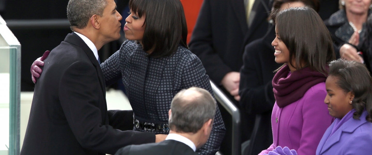 Swooning Over Barack and Michelle Obamas Sweetest Moments Entertainment Tonight pic