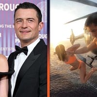 Katy Perry and Orlando Bloom Hold Hands While Jumping Out of a Helicopter Together