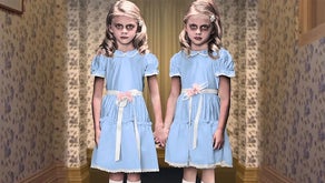 horror movie twins blue dress Watch These Recreate the Creepiest Children! Halloween costume