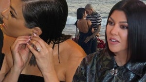 Kourtney Kardashian Reveals She Broke Her Engagement Ring From Travis Barker 