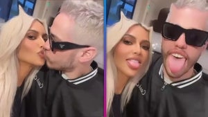Kim Kardashian and Pete Davidson Kiss and Are Matching Blondes in Latest PDA