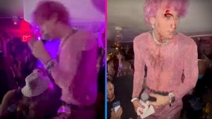 Watch Machine Gun Kelly Smash Glass Over Head, Bleed at MSG Concert After-Party  
