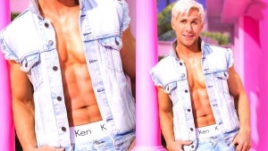 Ryan Gosling Flaunts Abs as He Transforms Into Ken for 'Barbie' Movie