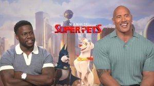 Dwayne Johnson and Kevin Hart Roast Each Other While Talking 'DC League of Super-Pets' (Exclusive)