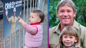 Watch Bindi Irwin's Daughter Grace's Sweet Reaction to Photo of Late Steve Irwin