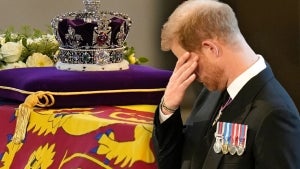Prince Harry Gets Emotional During Queen Elizabeth's Service
