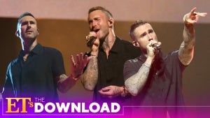 Adam Levine Takes the Stage After Cheating Scandal |  ET’s The Download 