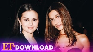 Selena Gomez and Hailey Bieber Squash Feud Rumors Posing Together at Gala | ET’s The Download   
