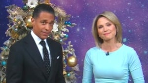 T.J. Holmes and Amy Robach Avoid Relationship Talk During 'GMA' Return