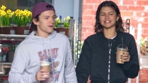 Zendaya and Tom Holland Smile and Hold Hands During Coffee Outing