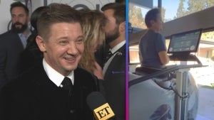 Jeremy Renner Shares Update on Recovery While Walking on Assisted Treadmill After Snow Plow Accident