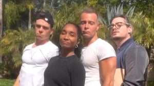 Chilli and Matthew Lawrence Show Off Dance Moves With His Brothers Joey and Andy