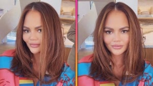 Chrissy Teigen Dyes Hair Red Weeks After Welcoming Third Child With John Legend