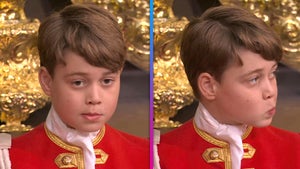 Prince George Makes Funny Faces as King Charles Is Crowned at Coronation