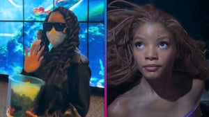 Watch Halle Bailey Sneak Into Theater for 'The Little Mermaid' Screening on Opening Weekend