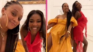 Watch Tia Mowry and Gabrielle Union Show Off Their Dance Moves on Vacation