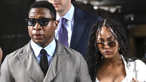 Jonathan Majors Attends Court Hearing With Girlfriend Meagan Good