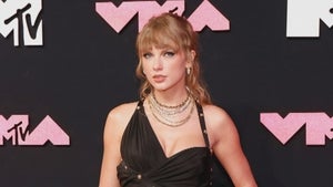 Taylor Swift Stuns in Versace on the 2023 MTV VMAs Red Carpet