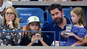 Emily Blunt and John Krasinski's Daughters Make Rare Public Appearance at US Open