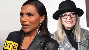 Mindy Kaling Freaks Out Over 'Iconic' Diane Keaton Mid-Interview (Exclusive) 