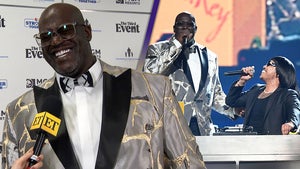 Shaq Pokes Fun at His Onstage Performance With Anderson .Paak After Singing 'Leave The Door Open' 