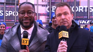 ‘Journey to the Peak’: CBS Stars Take Over Times Square to Count Down to the 2024 Super Bowl