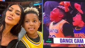 Watch Saint West Dance on Jumbotron at Lakers Game
