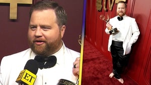 Paul Walter Hauser Reveals Why He Went Barefoot at Emmys After Party (Exclusive) 